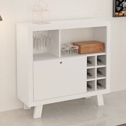 Adega 1 Porta Basculante Colmeia para 6 Garrafas - 6