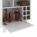 Ver imagem 5 de Adega 1 Porta Basculante Colmeia para 6 Garrafas Branco