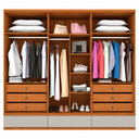 Ver imagem 2 de Guarda Roupa Grande com 6 Portas e 9 Gavetas Curitiba -Tcel