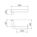 Ver imagem 2 de Papeleira Docol Mix&match 90009604070 Grafite Escovado