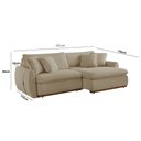 Ver imagem 2 de Sofá Cama Retrátil e Reclinável Inova 210 Cm Braço 15 Cm Meu Sofá Online