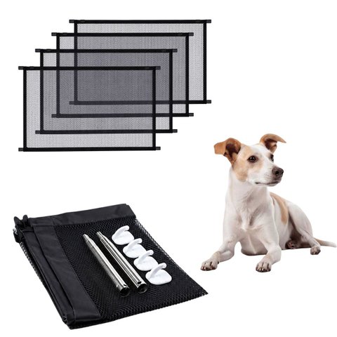 Tela Rede Proteçao Grade Kit 4 Uni Criança Bebe Pet Cachorro Gato Animal Cerca Escada Corredor Porta