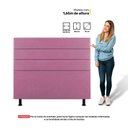 Ver imagem 3 de Cabeceira Casal Malik 140cm Suede Rosa
