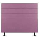 Ver imagem 5 de Cabeceira Casal Malik 140cm Suede Rosa