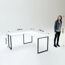 Ver imagem 4 de Mesa em L Iron Branco