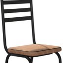 Ver imagem 6 de Conjunto de Mesa Tubular com 6 Cadeiras 118 Malva Tampo Bp 136cm Preto Nature Assento Rattan Artefam