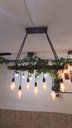 Ver imagem 7 de Lustre Luminária Madeira Maciça Rústico Industrial Bivolt para 7 Lâmpadas Pó de Madeira Roots