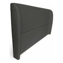 Ver imagem 2 de Cabeceira Liz Estofada para Cama Casal Luxo Moderna Premium Cinza Grafite