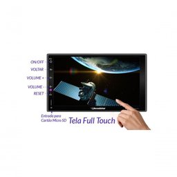 Central Multimidia Roadstar Rs606br 7 Mp6 com Digital - 2