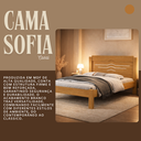 Ver imagem 4 de Cama de Casal Sofia Tradicional Reforçada de Mdf Alto Padrão para Quarto