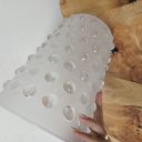 Ver imagem 7 de Vaso Decorativo Enfeite Casa Home&co Lapidado Vidro 27x18x18cm Transparente