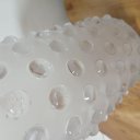 Ver imagem 3 de Vaso Decorativo Enfeite Casa Home&co Lapidado Vidro 27x18x18cm Transparente