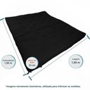 Ver imagem 4 de Sofa Cama Futon Oriental King Preto Madeira Maciça Pinus Natural sem Pintura