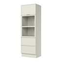 Ver imagem 2 de Torre Quente 2 Fornos 1 Portas Basculante 2 Gavetas 71,5cm 100% MDF Fineze Henn