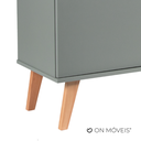 Ver imagem 6 de Rack para Tv 180cm Retro Mdf Dallas - On Móveis Cor:verde