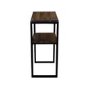 Ver imagem 3 de Mesa De Canto Cabeceira em Madeira Industrial Metal Preto