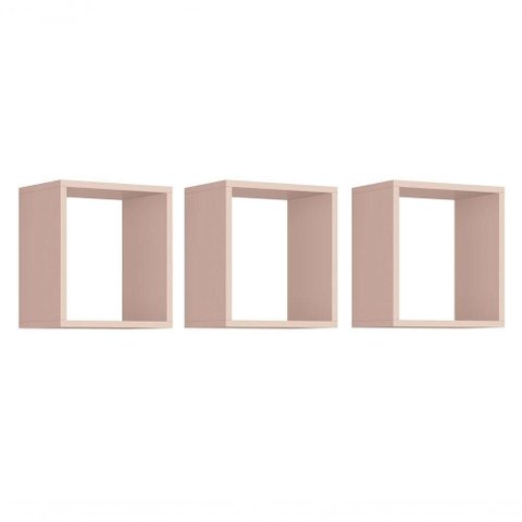 Nicho Aéreo para Quarto Infantil Juju Rosa Fosco - Moveisaqui