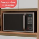 Ver imagem 4 de Armário de Cozinha para Forno-micro-ondas com 4 Portas 70cm Multimóveis Cr20399 Freijó-branco