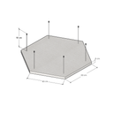 Ver imagem 4 de Nuvem Acústica Hexagonal Bl Acoustic 9102