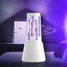 Abajur Armadilha Led Usb Mata Mosquito Pernilongo e Insetos:branco - 2