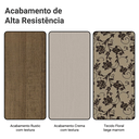 Ver imagem 2 de Conjunto Sala de Jantar Magnólia Mesa Tampo de Vidro 4 Cadeiras Rustic/Crema/Bege Marrom Madesa