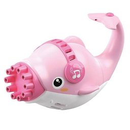 Golfinho Bolhudo Lança Bolhas Sabão Criança Infantil Rosa 7 - 1