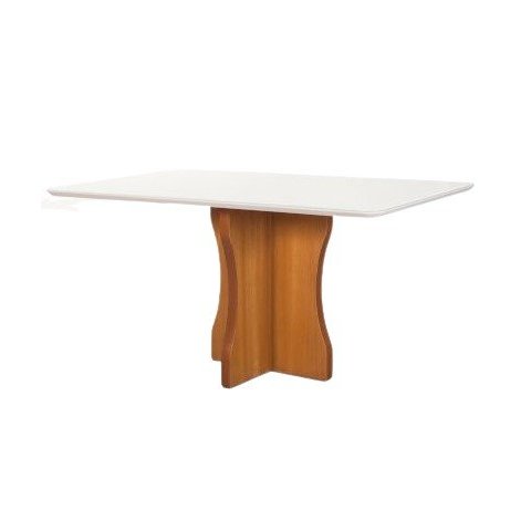 Mesa de Jantar Retangular Laminada - Bella-1,40x0,90 metros - Art Salas