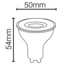 Ver imagem 2 de Lâmpada Dicroica LED GU10 4000K Branca Morna MR16 127-220V