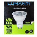 Ver imagem 3 de Lâmpada Dicroica LED GU10 4000K Branca Morna MR16 127-220V