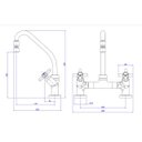 Ver imagem 4 de Misturador de Mesa para Cozinha Izy Cromado Deca