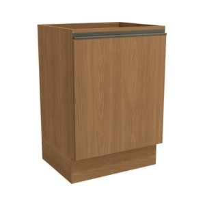 Armário de Cozinha Balcão 60cm 1 Porta G742 Maxxi Canela Kappesberg - Canela