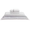 Ver imagem 2 de Jogo de Cama Solteiro 300 Fios Elements - Camesa Branco/marinho