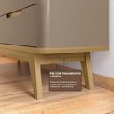 Ver imagem 6 de Cômoda Vicenza 8 Gavetas MDF e MDP Puxador Fendi