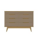 Ver imagem 5 de Cômoda Vicenza 8 Gavetas MDF e MDP Puxador Fendi