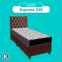 Ver imagem 4 de Kit Cabeceira + Cama Box + Colchão Solteiro D33 Iso100 Ortobom