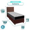 Ver imagem 3 de Kit Cabeceira + Cama Box + Colchão Solteiro D33 Iso100 Ortobom