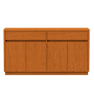 Balcão Buffet 4 Portas e 2 Gavetas de 150cm em MDF Lorient Ype - ÉdeCasaMóveis                                                                 