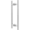 Ver imagem 1 de Puxador Alça para Porta de Passagem 291 Escovado 800mm Pauma 01 par