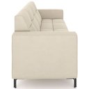 Ver imagem 6 de Sofá 3 Lugares Sala Living Industrial 180cm Senna K01 Veludo Bege - Lyam Decor