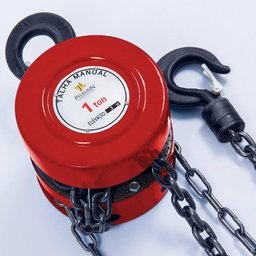 Talha Manual de Corrente Pelegrin PEL-3M1T Vermelha - 1