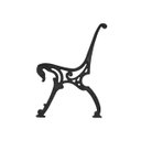 Ver imagem 2 de Banco de Jardim Tamanduá em Ferro 8 Réguas Madeira Verniz Unicláudio 00082ervx8uc