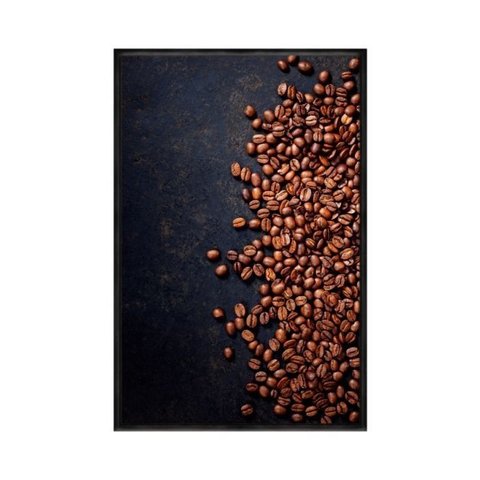 Quadro Decorativo - Graos de Cafe Bba004 Tela Canvas - 60x40cm