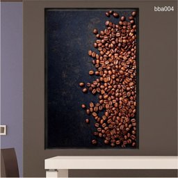 Quadro Decorativo - Graos de Cafe Bba004 Tela Canvas - 60x40cm - 2