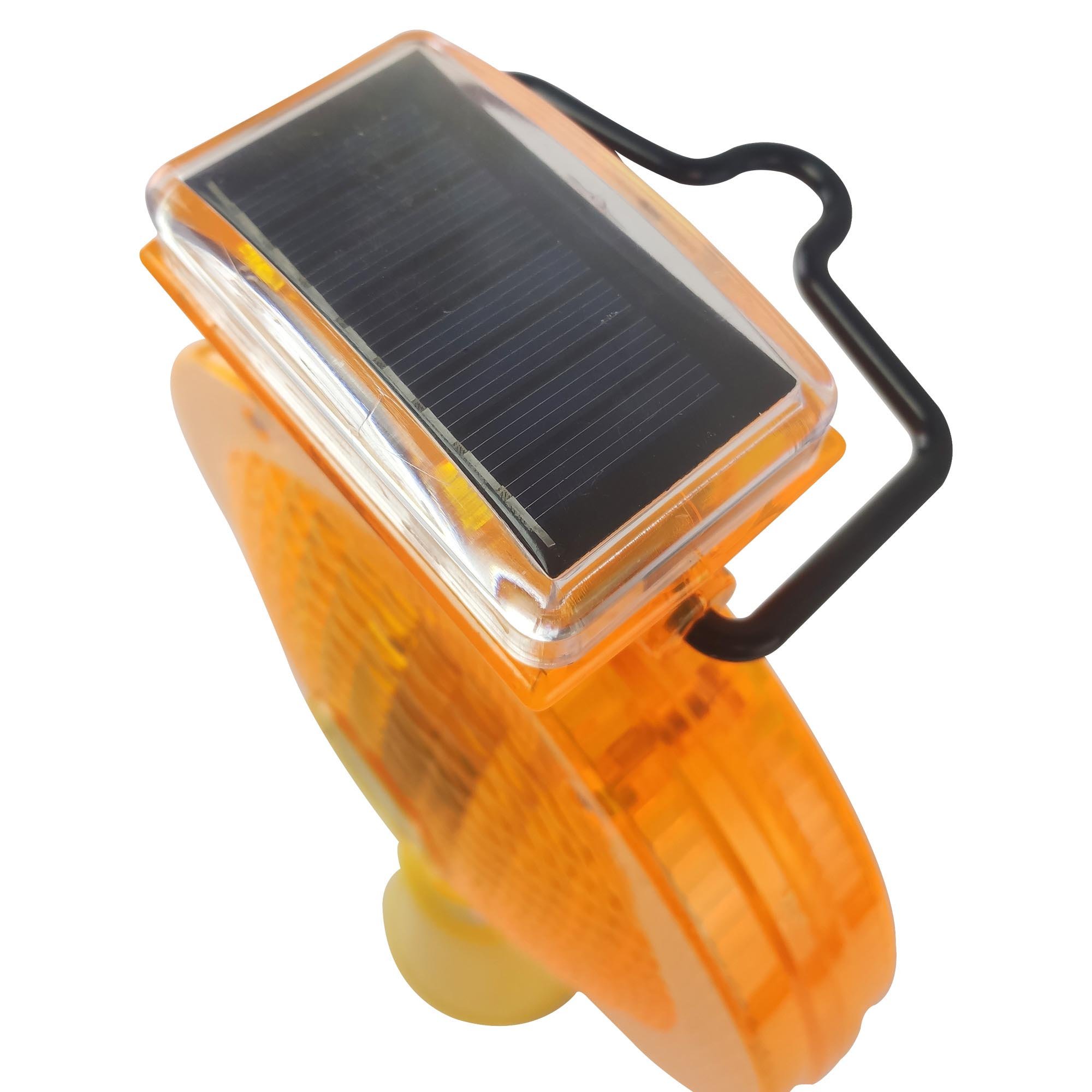 Sinalizador Solar Viário para Cone Automático Obra Luz Solar Sinalização Chuva Led Energia Solar Est - 4