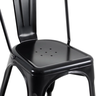 Conjunto Mesa Sala Jantar Madeira Maciça com 4 Cadeiras Resistente Aço Decoração Compacta Elegante - 7