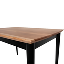 Ver imagem 5 de Conjunto Mesa Sala Jantar Madeira Maciça com 4 Cadeiras Resistente Aço Decoração Compacta Elegante