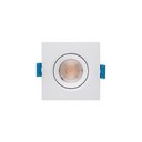Ver imagem 1 de Spot de Led de Embutir Stella Easy Quadrado 3w Bivolt Branco 3000k Luz Amarela