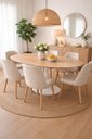 Ver imagem 1 de Mesa de Jantar Saarinen Oval 170x100cm - Bali