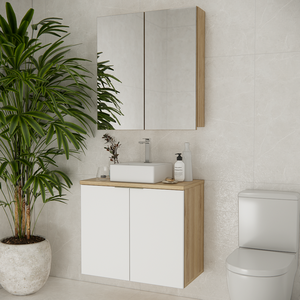 Conjunto Nature 75cm Estilare Cnj4012 Carvalho/branco