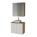 Ver imagem 2 de Conjunto Nature 75cm Estilare Cnj4012 Carvalho/branco